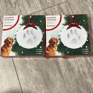 Lot of 2❗️Pawprints Ornament-NWT